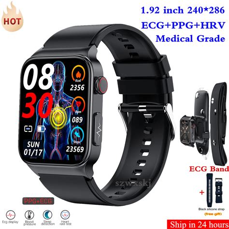 Original E Blood Sugar Smart Watch Ecg Ppg Hrv Blood Pressure Body