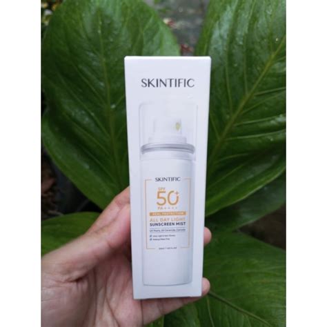 Jual Skintific All Day Light Sunscreen Mist Spf 50 Pa 50ml Shopee Indonesia