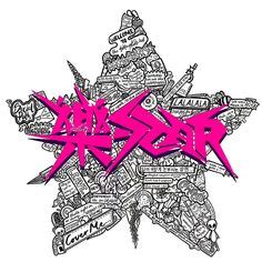 Rockstar Doodle by rekasart in 2024 | Doodle frame, Doodles, Pop art