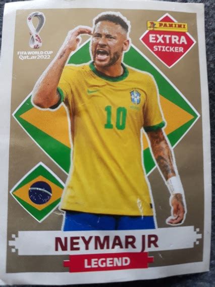 Figurinha Neymar Legends Gold Mercadolivre 📦