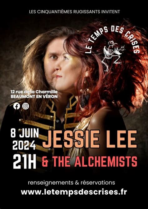 Concert Jessie Lee The Alchemists Avoine Unidivers