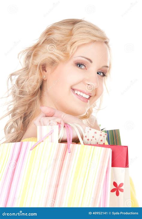 Shopper Stock Image Image Of Happy Lovely Carefree 40952141