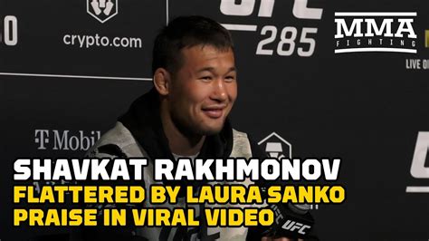 Shavkat Rakhmonov Flattered By Laura Sanko Praise In Viral Video Ufc