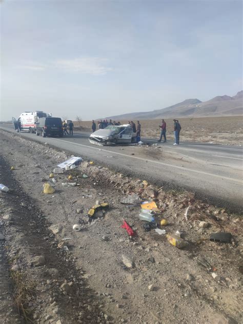 Hataydan gelen depremzede Konyada kaza yaptı