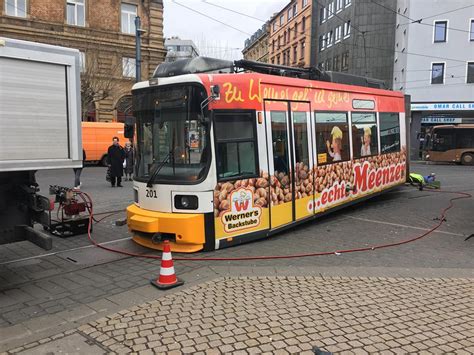 Straßenbahn am Bahnhof entgleist sensor Magazin Mainz