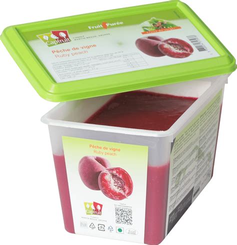 Fruit Puree Ruby Peach 1kg Fz Town And Country Fine Foods