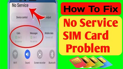 How To Fix No Service SIM Card Problem On Android 2024 SIM Card No