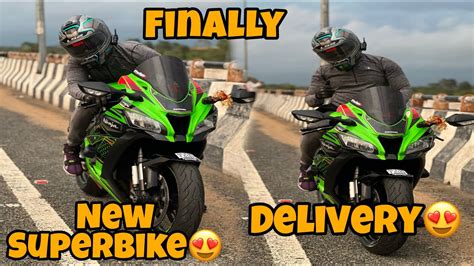 Finally Apni New Superbike Kawasaki Ninja Ki Delivery Le Hi Li Youtube