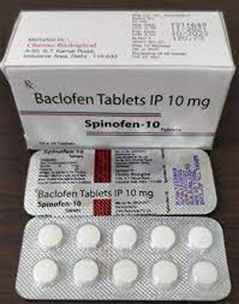 Baclofen Tablets Ip At Rs Strip Baclofen Tab In Nagpur Id