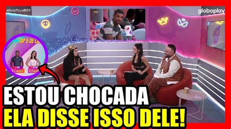 BBB 24 FERNANDA DESCOBRE QUE DAVI É FAVORITO E FICA CHOCADA 8