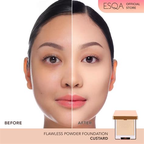 Jual Esqa Esqa Flawless Powder Foundation Custard Original