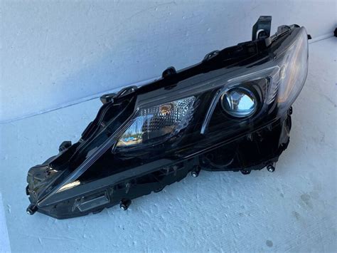 2018 2019 2020 Toyota Camry Left LH Driver Side Bi LED Black Bezel