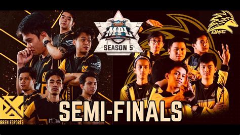 Bren Esports Vs Onic Ph Mpl Philippines Season Upper Bracket Semi