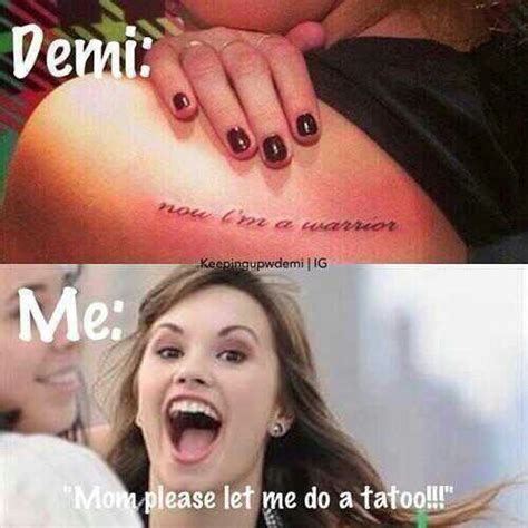 I Actually Have My Sister Draw Her Tattoos On Me With Sharpie Demi