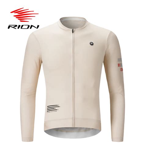 RION Maillot De Cyclisme Manches Longues Pour Hommes Chemises De VTT V