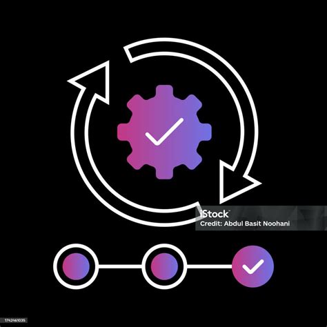 Streamlined Processes Icon Efficient Processes Streamlined Operations