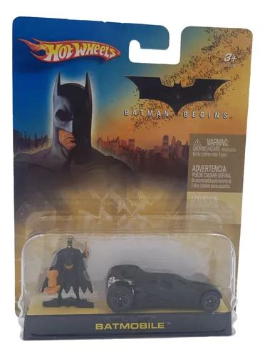 Carrito Hot Wheels Batman Begins Batmobile Negro Nuevo Meses Sin