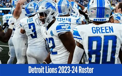 Detroit Lions 2023-24 Roster - OT Sports