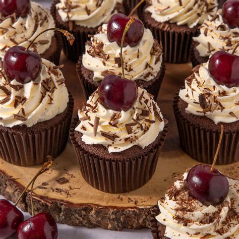 Black Forest Cupcakes The Baking Explorer