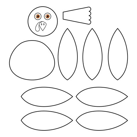 Printable Turkey Cut Out Pattern