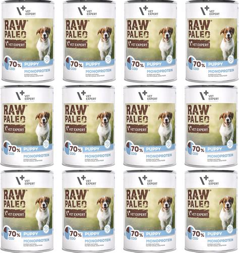 Karma Vet Expert Raw Paleo Puppy Karma Mokra Mono Psa Dorsz 12X400G