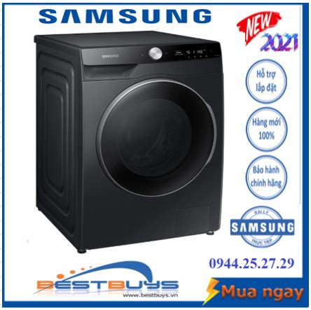 Máy giặt lồng ngang Samsung AI Inverter 14Kg sấy 8Kg WD14TP44DSB SV Mới