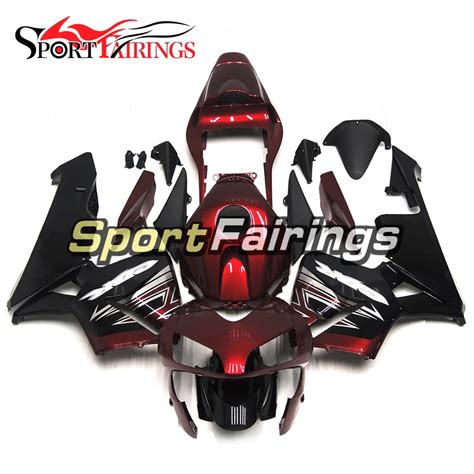 Complete Abs Plastic Injection Dark Red Black Motorcycle Fairings For