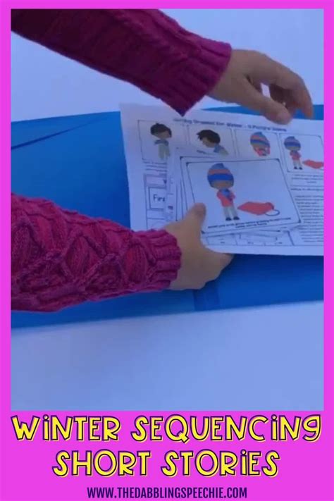 Winter Sequencing Short Stories For Speech Therapy Artofit