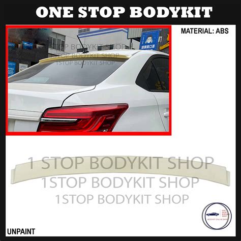 Toyota Vios Rear Window Roof Wing Spoiler Abs Skirt Lip