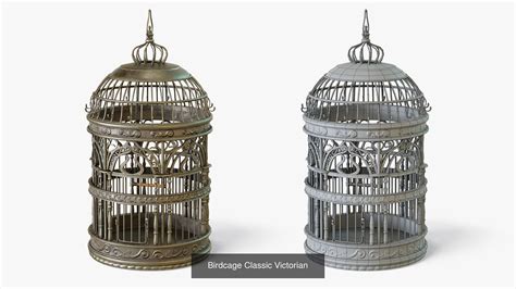 3d Model Collection Bird Cages Vr Ar Low Poly Cgtrader