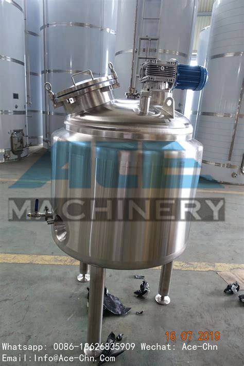 100l 1000l 2000l Stainless Steel Emulsifying Homogenizer Tank Blending