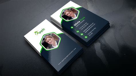 Design Professional Business Card Visiting Card Photoshop Tutorial