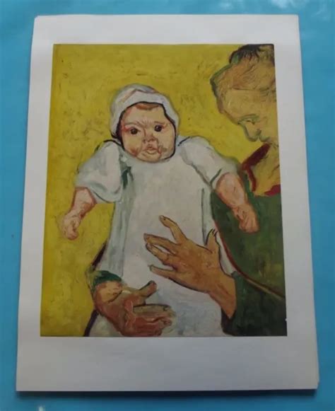 Ancienne Art Print Poster Peintre Vincent Van Gogh Madame Roulin