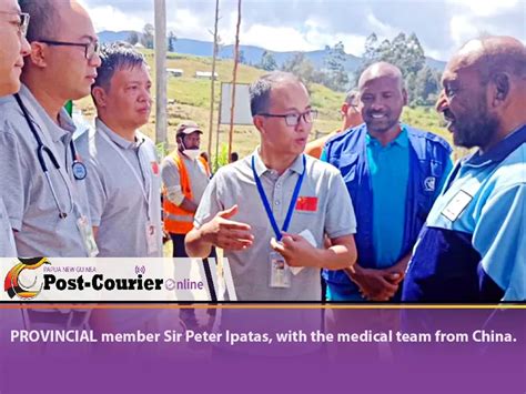 Chinese Medical Team Provides Treatment Post Courier