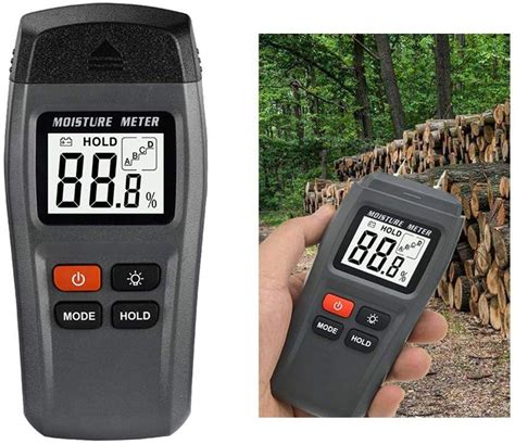 AOLVO Medidor De Humedad Digital Medidor De Humedad Madera Detector De