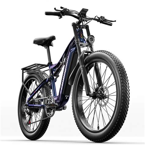 Shengmilo MX03 Elektro Fahrrad 26 Zoll Fetter Reifen E Bike 1000w