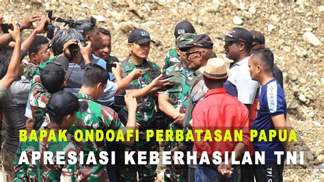 Bapak Ondoafi Perbatasan Republik Indonesia Papua Nugini Apresiasi