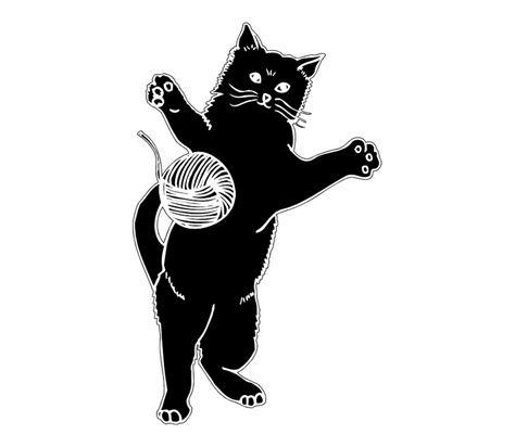 cat playing with yarn clipart 10 free Cliparts | Download images on ...