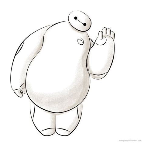 Image Result For Cute Baymax Drawings Baymax Art Baymax Drawing