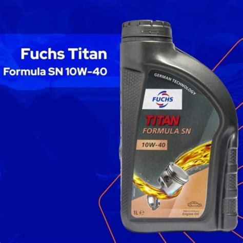 Jual Oli Mesin FUCHS TITAN 10W40 10W 40 Api SN 1L 1 Liter Shopee