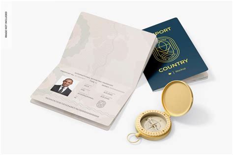 Premium Psd Passports Mockup Closed And Opened