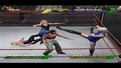 Wrestlemania X8 NINTENDO GAMECUBE Womens Battle Royal YouTube