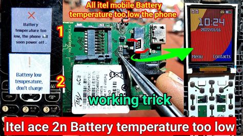 Itel Ace 2n Battery Temperature Too Low Itel Mobile Battery Low