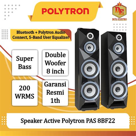 Jual Speaker Active Polytron PAS 8BF22 Shopee Indonesia