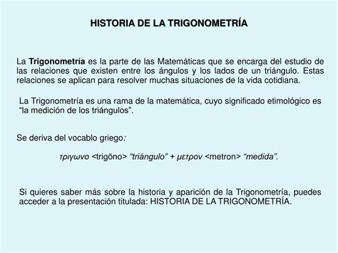 Ppt IntroducciÓn A La TrigonometrÍa Powerpoint Presentation Free Download Id 5794312