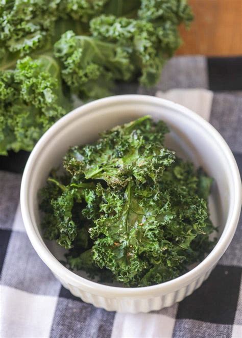 Baked Kale Chips Lil Luna