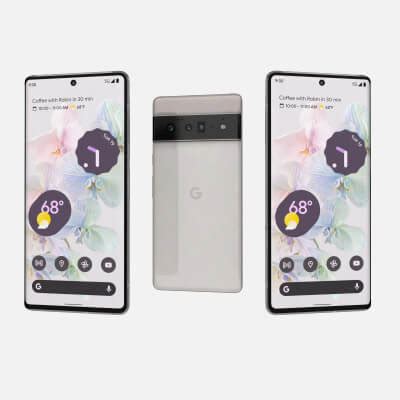 Google Pixel Pro Cloudy White D Model By Rever Art