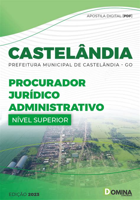 Apostila Pref Castelândia Go 2023 Procurador Jurídico Administrativo