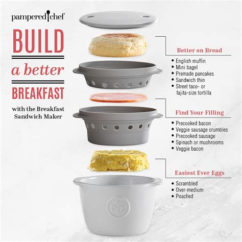 This Pampered Chef Breakfast Sandwich Maker Is Perfect For A Quick And