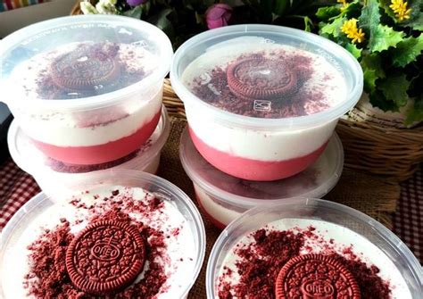 Resep Ice Cream Red Velvet Vanilla Oleh Lidha Cookpad